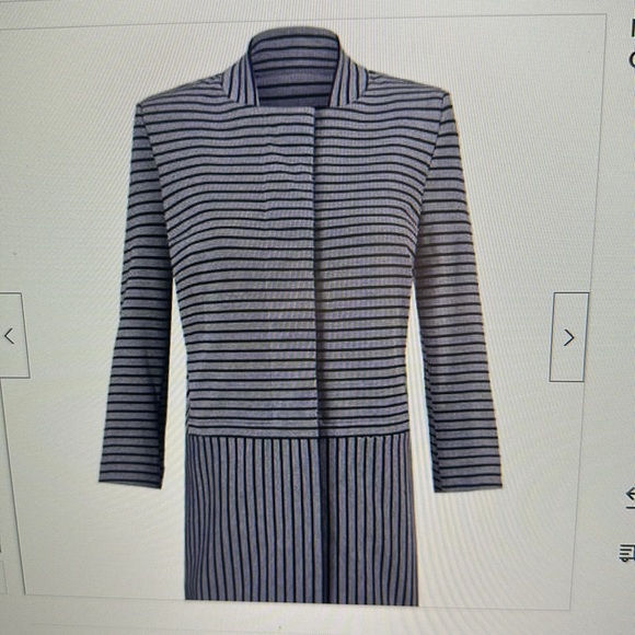 CAbi Car Coat Navy #5474 - Picture 3 of 4